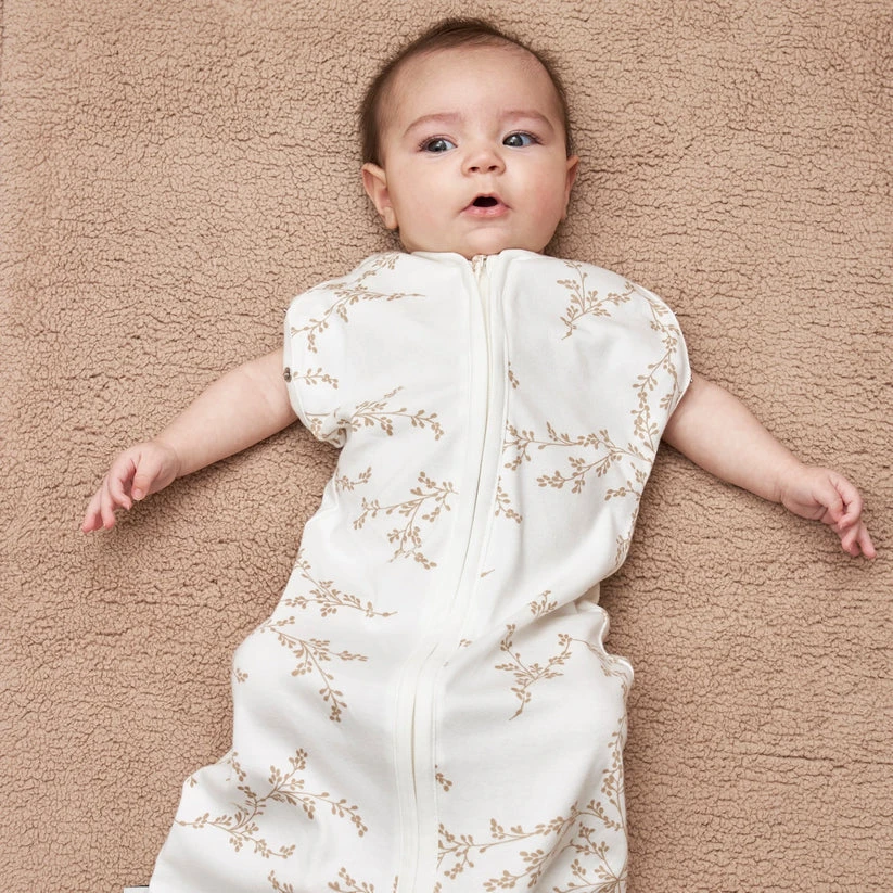 Meyco Baby naujagimio miegmaišis-kokonas Branches Sand, TOG 0.3