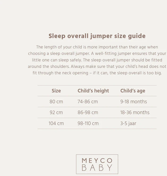 Meyco Baby Studio kūdikio miegmaišis su kojytėmis Classic Sand, TOG 1.0