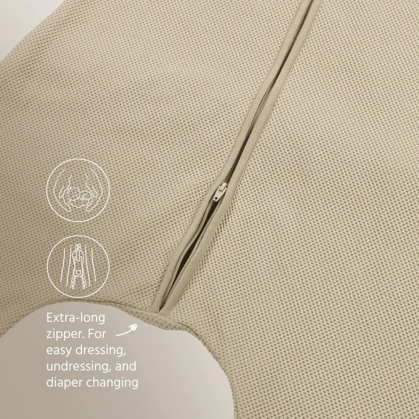 Meyco Baby Studio kūdikio miegmaišis su kojytėmis Classic Sand, TOG 1.0