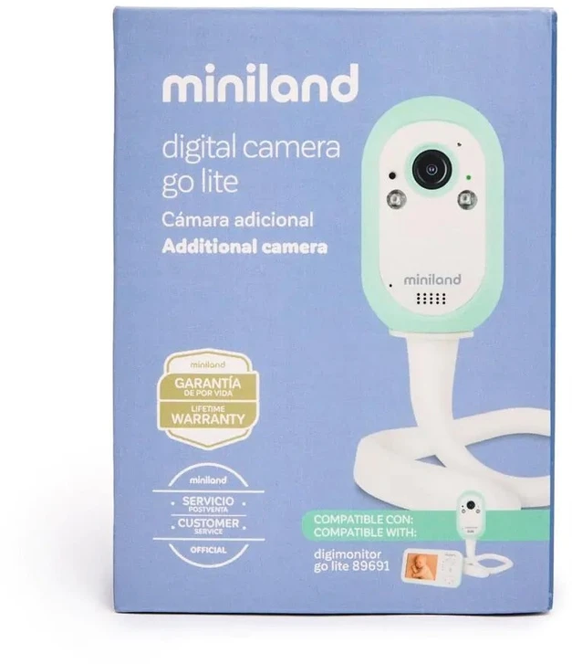 Miniland Pielegnacja Elektronika Miniland Digimonitor Go Lite papildoma kamera elektroninei auklei