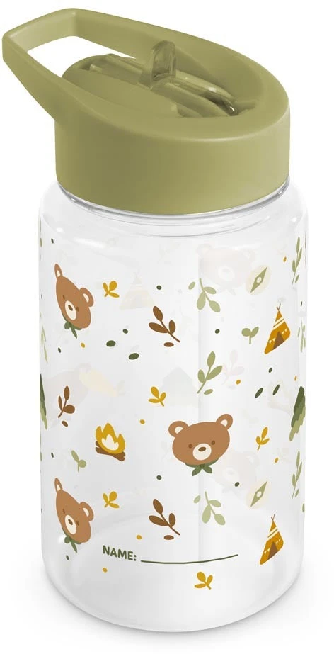 Miniland vaikiška gertuvė su šiaudeliu Kiddie Bottle Explorer, 450 ml