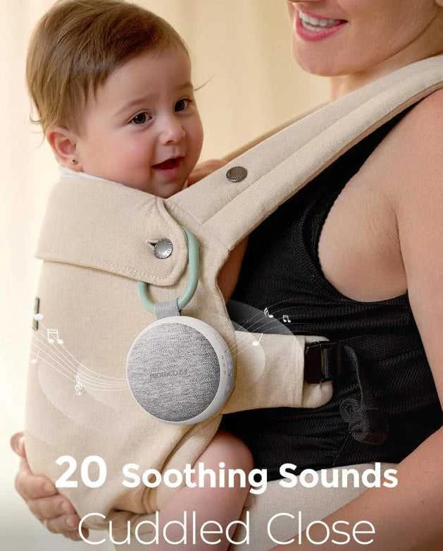 MOMCOZY MOBILUS BALTOJO TRIUKŠMO APARATAS SU NAKTINE ŠVIESA