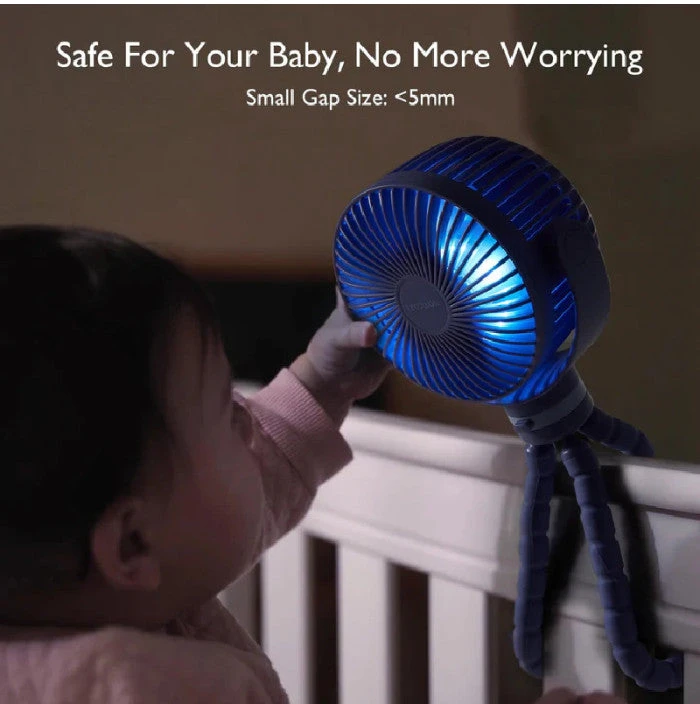 MOMCOZY NEŠIOJAMAS VEŽIMĖLIO VENTILIATORIUS, VIOLETINIS