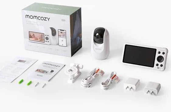 MOMCOZY SMART 5.0 COLIŲ VIDEO AUKLĖ BM04 SU WIFI FUNKCIJA