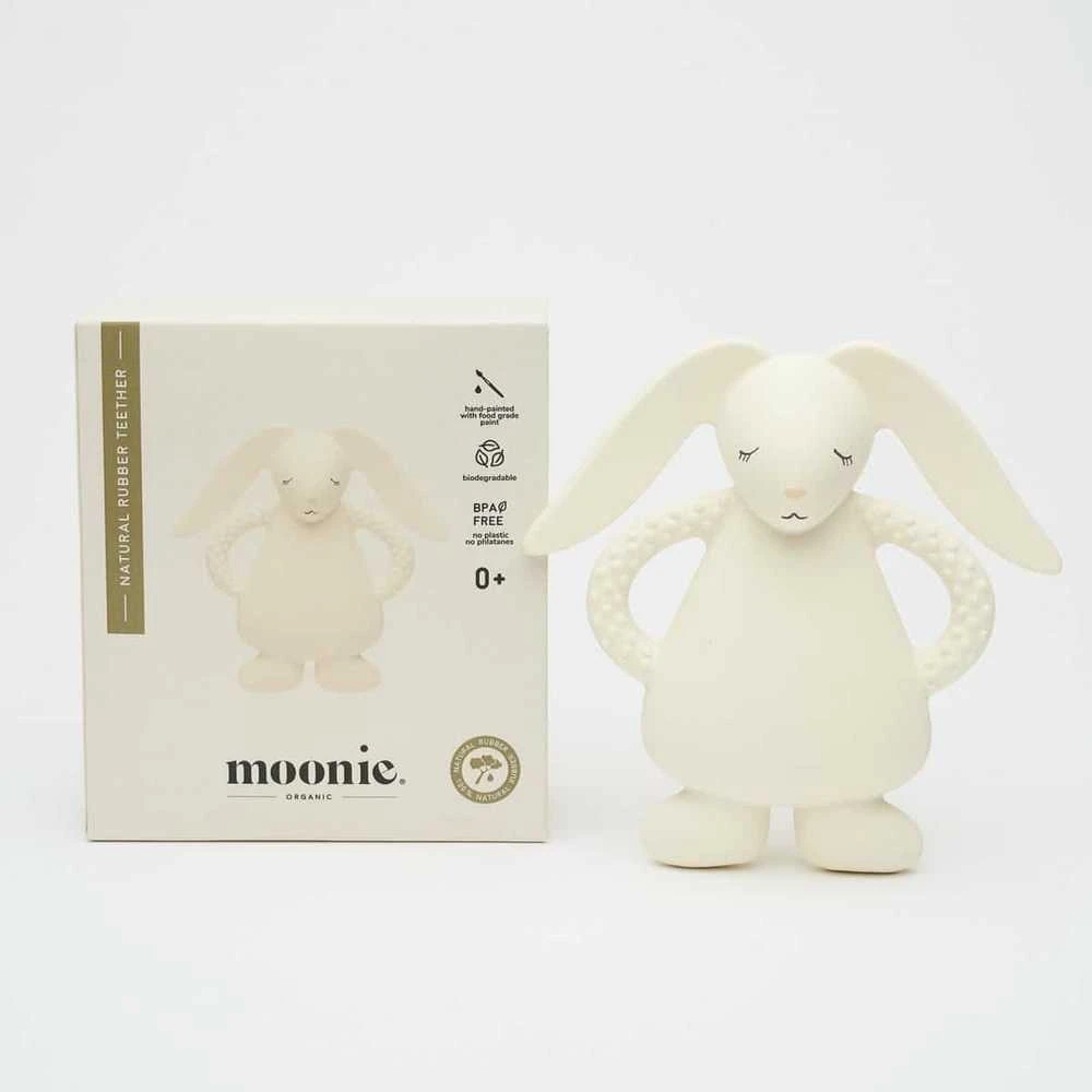 Moonie natūralaus kaučiuko kramtukas Bunny - Kreminis