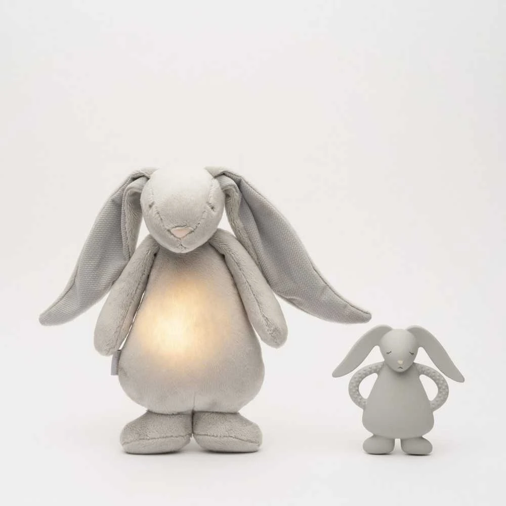 Moonie natūralaus kaučiuko kramtukas Bunny - Sidabrinis