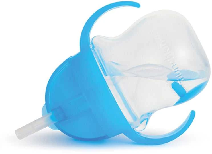 Munchkin gertuvė su šiaudeliu Click Lock Tip & Sip Straw Cup 207ml (daug spalvų)