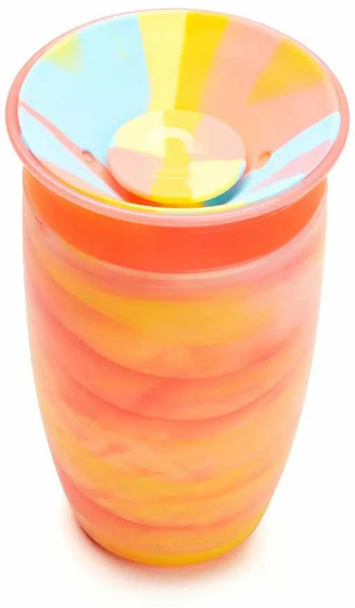 Munchkin Miracle SPY Tropical Swirl neišsiliejantis puodelis - gertuvė 296 ml (daug spalvų)