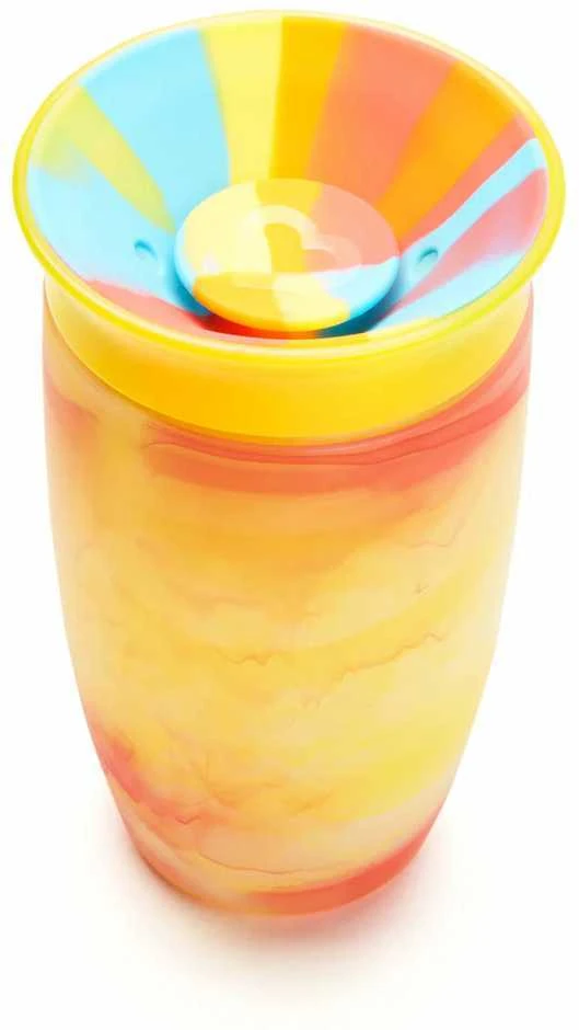 Munchkin Miracle SPY Tropical Swirl neišsiliejantis puodelis - gertuvė 296 ml (daug spalvų)