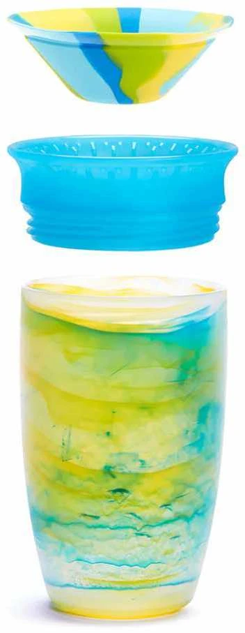 Munchkin Miracle SPY Tropical Swirl neišsiliejantis puodelis - gertuvė 296 ml (daug spalvų)