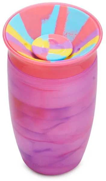 Munchkin Miracle SPY Tropical Swirl neišsiliejantis puodelis - gertuvė 296 ml (daug spalvų)