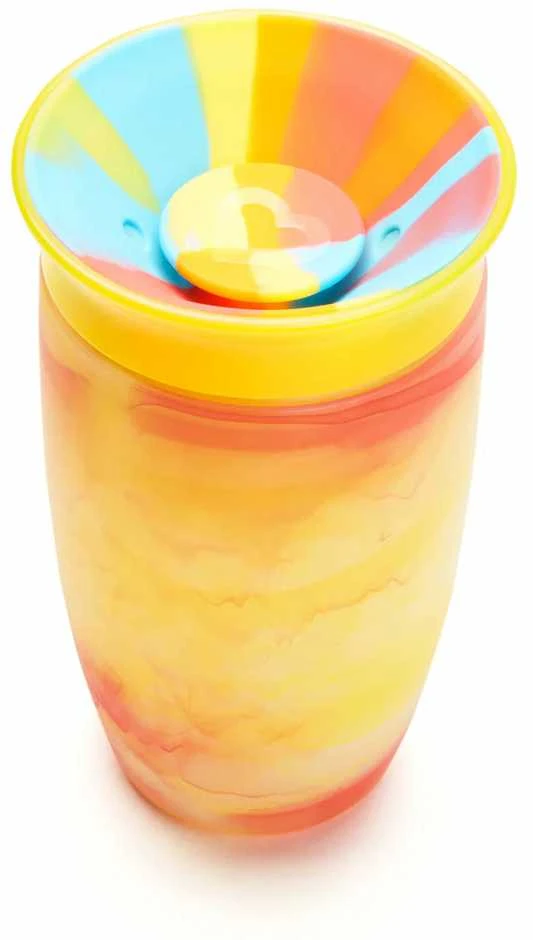 Munchkin Miracle SPY Tropical Swirl neišsiliejantis puodelis - gertuvė 296 ml (daug spalvų)
