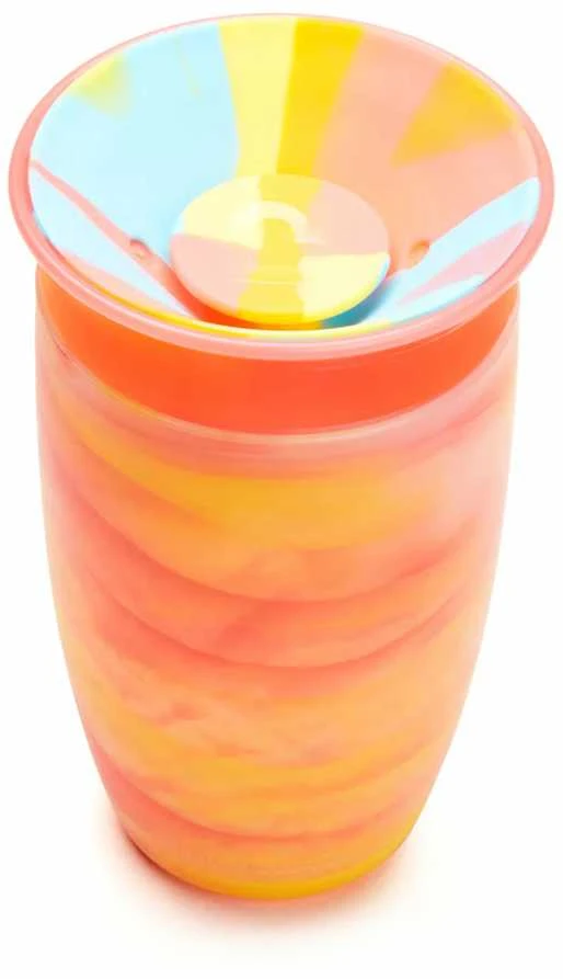 Munchkin Miracle SPY Tropical Swirl neišsiliejantis puodelis - gertuvė 296 ml (daug spalvų)