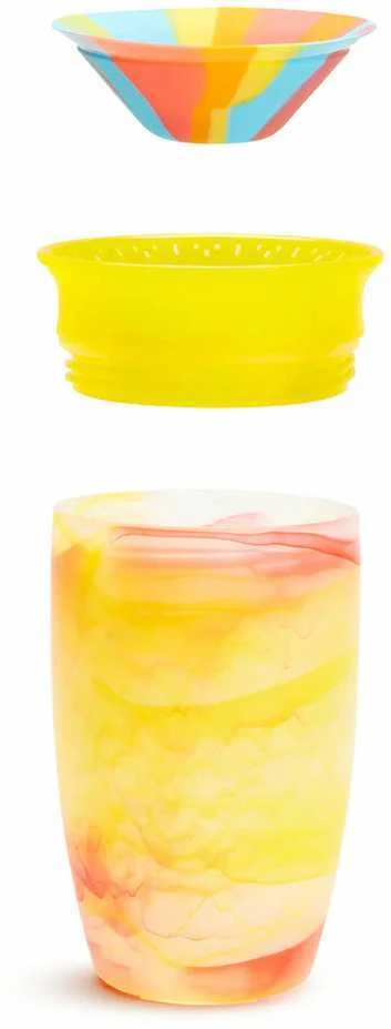 Munchkin Miracle SPY Tropical Swirl neišsiliejantis puodelis - gertuvė 296 ml (daug spalvų)