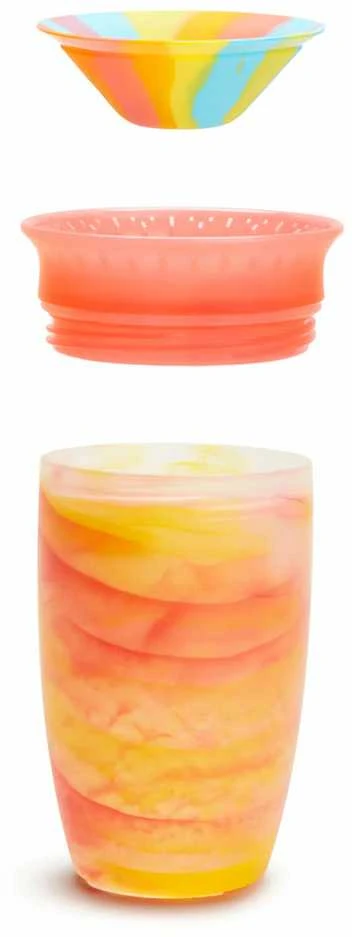 Munchkin Miracle SPY Tropical Swirl neišsiliejantis puodelis - gertuvė 296 ml (daug spalvų)