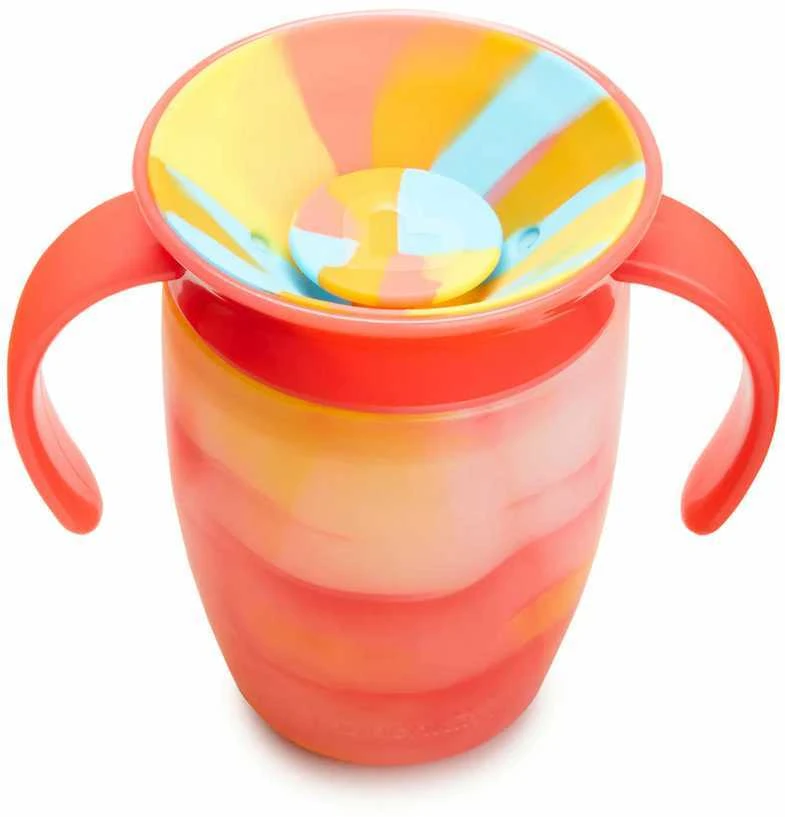 Munchkin mokymosi puodelis - gertuvė Miracle 360 laipsnių Tropical Swirl (kelios spalvos)