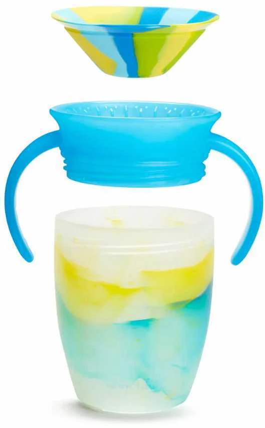 Munchkin mokymosi puodelis - gertuvė Miracle 360 laipsnių Tropical Swirl (kelios spalvos)