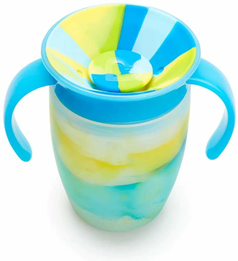 Munchkin mokymosi puodelis - gertuvė Miracle 360 laipsnių Tropical Swirl (kelios spalvos)