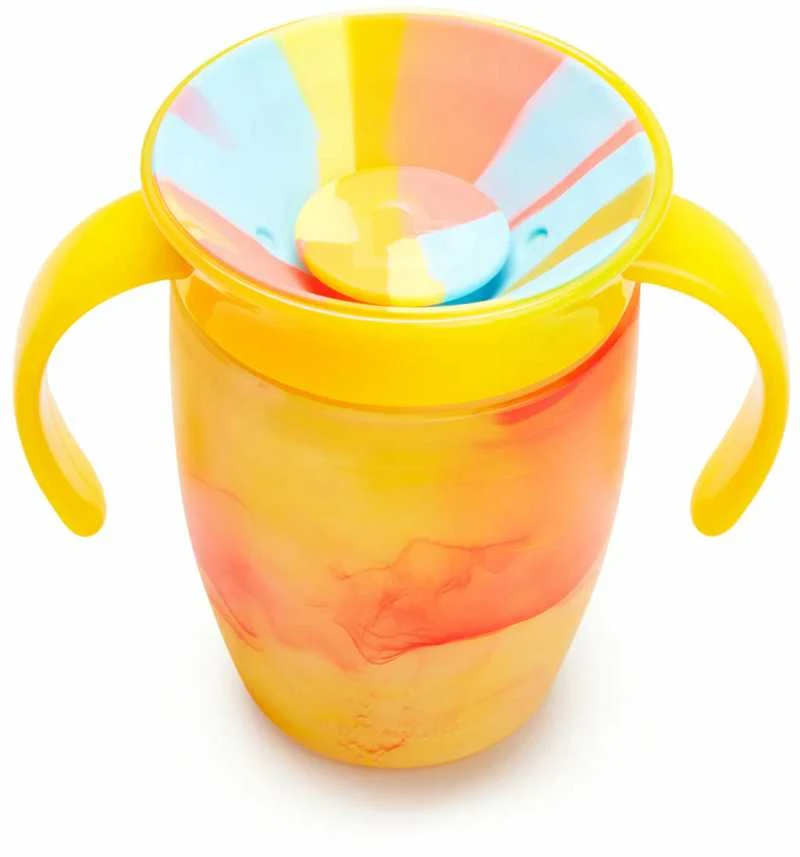 Munchkin mokymosi puodelis - gertuvė Miracle 360 laipsnių Tropical Swirl (kelios spalvos)