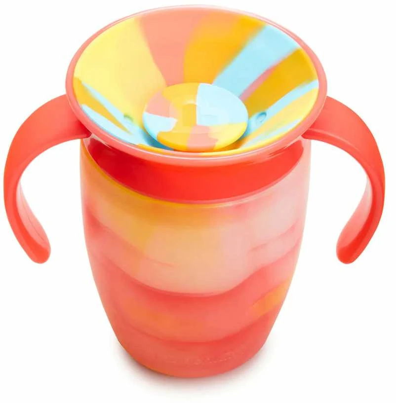Munchkin mokymosi puodelis - gertuvė Miracle 360 laipsnių Tropical Swirl (kelios spalvos)
