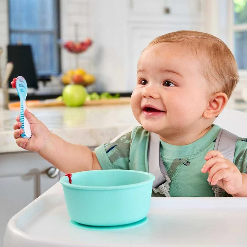 MUNCHKIN šaukšteliai, 3 vnt., Gentle Dip, Mėlyna-Žalias, 4 mėn.+, 90262P