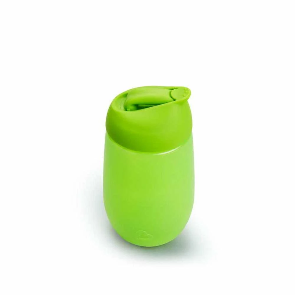 MUNCHKIN gertuvė su šiaudeliu SIMPLE CLEAN, žalia, 296 ml