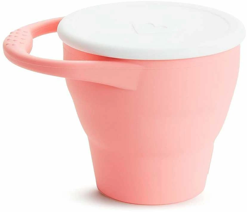 Munchkin užkandžių indelis Silicone Snack Catcher (coral)