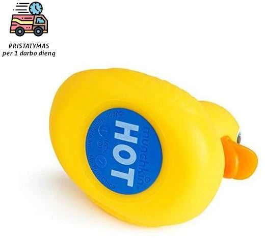 MUNCHKIN žaisliukas reaguojantis į karštą vandenį Baltas Hot safety bath duck 0m+ 011051