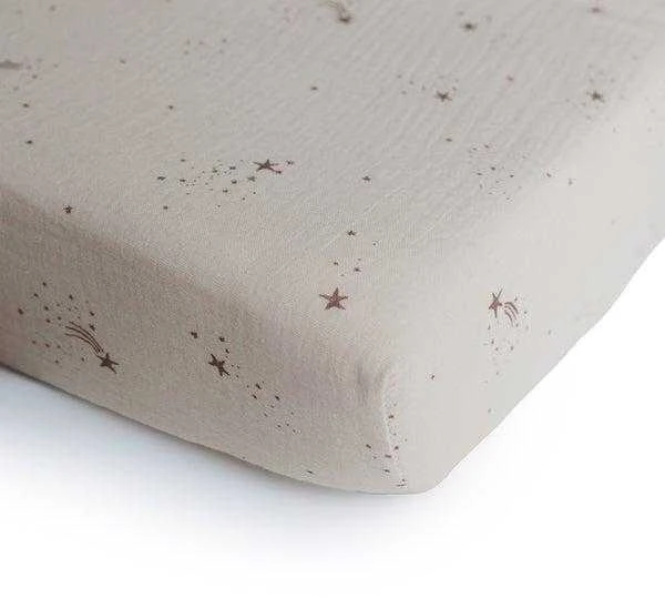 Mushie muslino paklodė iš organinės medvilnės Falling Stars