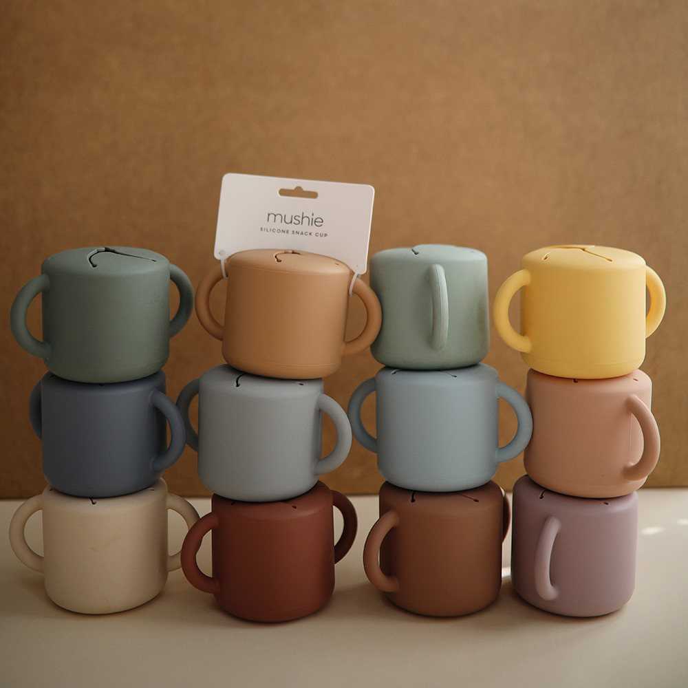 Mushie užkandžių indelis (Blush)