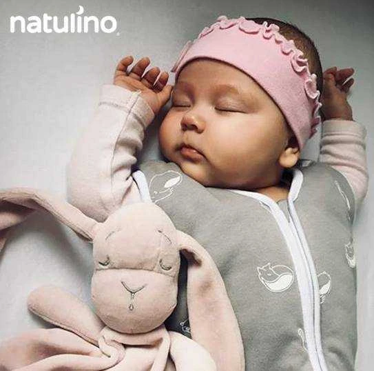 Natulino BabyComfort dvisluoksnis kūdikių miegmaišis (animals pilkas / baltas spalva)
