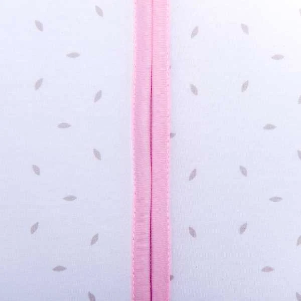 Natulino CosyNites trisluoksnis kūdikio miegmaišis (natural baltas little pilkas leaves / pink spalva)