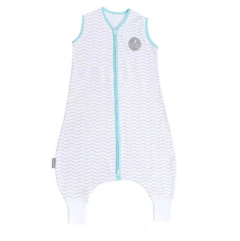 Natulino LITTLE WALKERS dvisluoksnis kūdikio miegmaišis Baltas Pilkas Waves & Mint