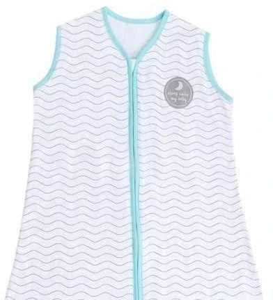 Natulino LITTLE WALKERS dvisluoksnis kūdikio miegmaišis Baltas Pilkas Waves & Mint