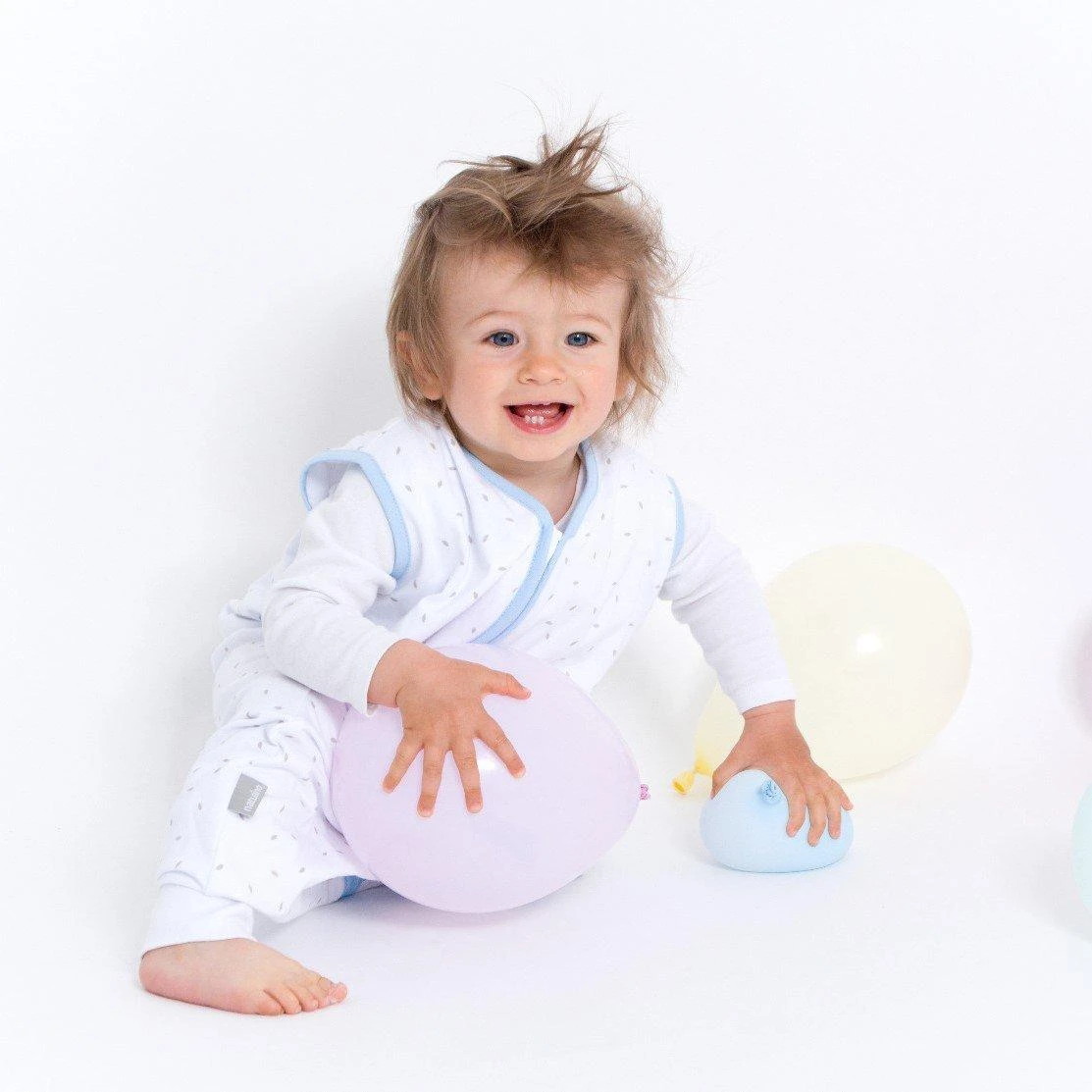 Natulino LITTLE WALKERS trisluoksnis kūdikio miegmaišis Animals Gray & Baltas