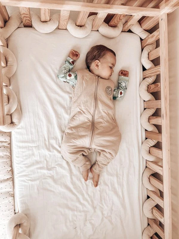 Natulino NATURALS LITTLE WALKERS™ dvisluoksnis kūdikio miegmaišis beige (smėlio spalvos)