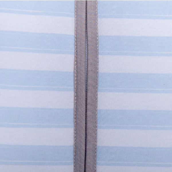 Natulino SuperLite viensluoksnis kūdikio miegmaišis (natural mėlynas stripes/warm pilkas)