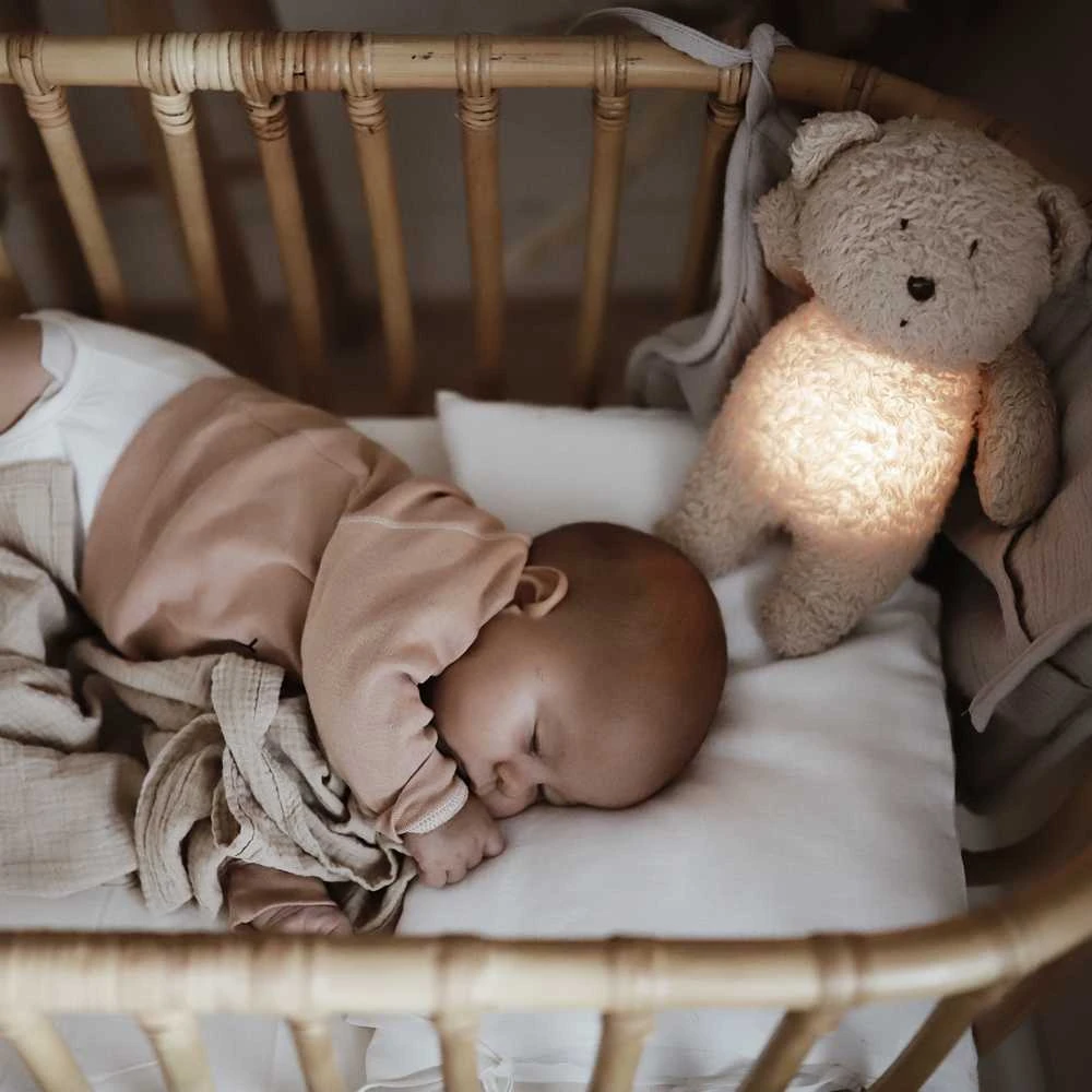 Migdukas Moonie 2.0 Meškutis baltas ekologiškas