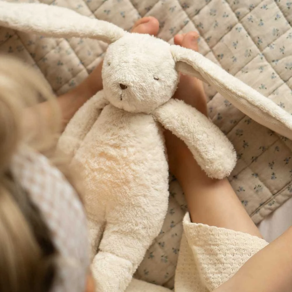 Moonie 2.0 migdukas Organic Humming Bunny - Cappuchino su garso įrašymo funkcija