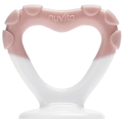 Nuvita Flavorillo 2in1 kieto maisto ir vaisių maitintuvas-kramtukas English Rose