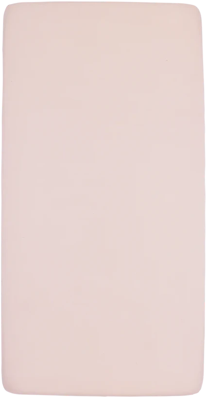 Pink Meyco Baby medvilninė jersey paklodė su guma 60 × 120 cm, Soft Rožinė