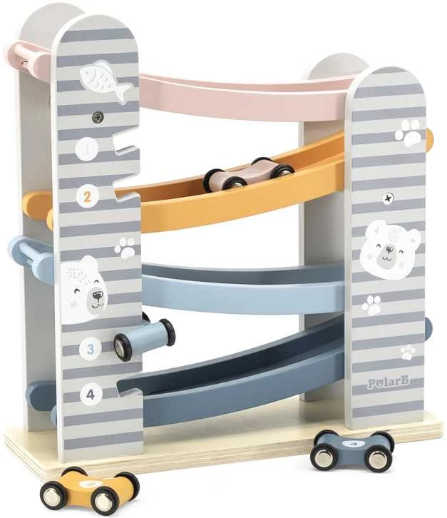 Viga Toys Medinė Automobilių Čiuožykla ''Viga'' ''PolarB''