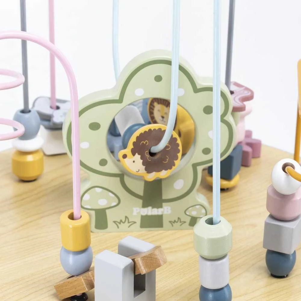 Viga Toys Medinis Edukacinis Stalas Manipuliacija Su Gyvūnais
