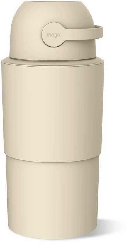 Sauskelnių konteineris Magic Heka - Telescopic Diaper Pails rusvai gelsvas L