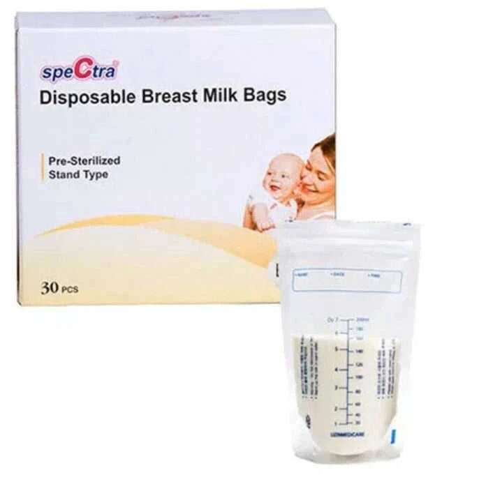 SPECTRA MAIŠELIAI PIENO SAUGOJIMUI, 30 VNT., 200 ML
