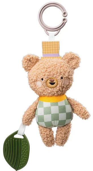 Taf Toys Activity Toy Brendon the Bear kontrastingas kabantis žaislas su kramtuku