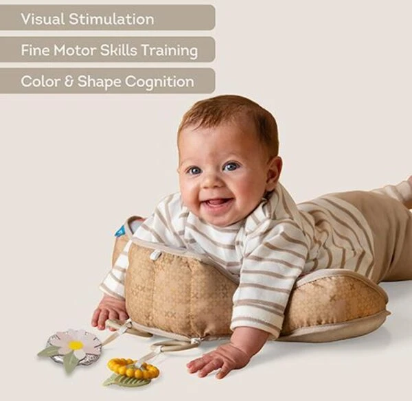 Taf Toys ergonominė lavinamoji veiklos pagalvėlė pilvuko laikui Bear