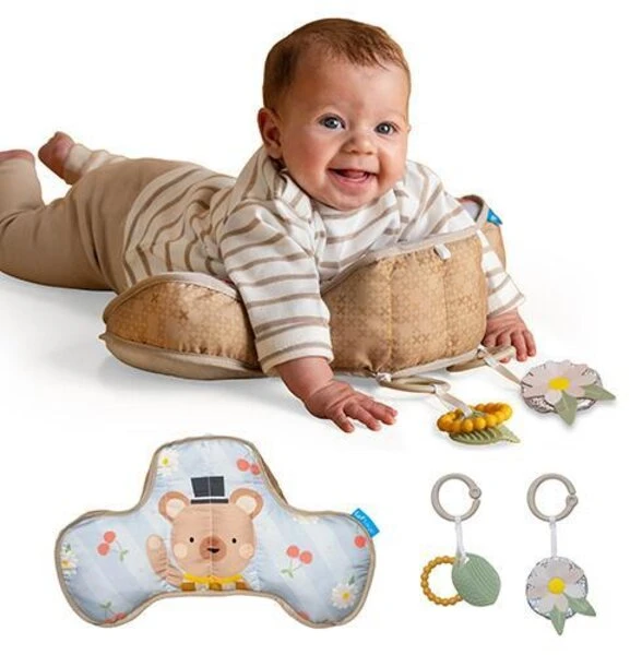 Taf Toys ergonominė lavinamoji veiklos pagalvėlė pilvuko laikui Bear