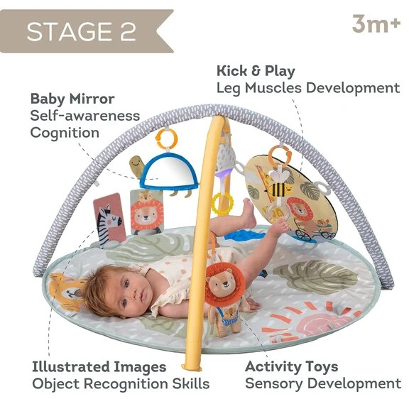 Taf Toys lavinamasis žaidimų kilimėlis Savannah 360