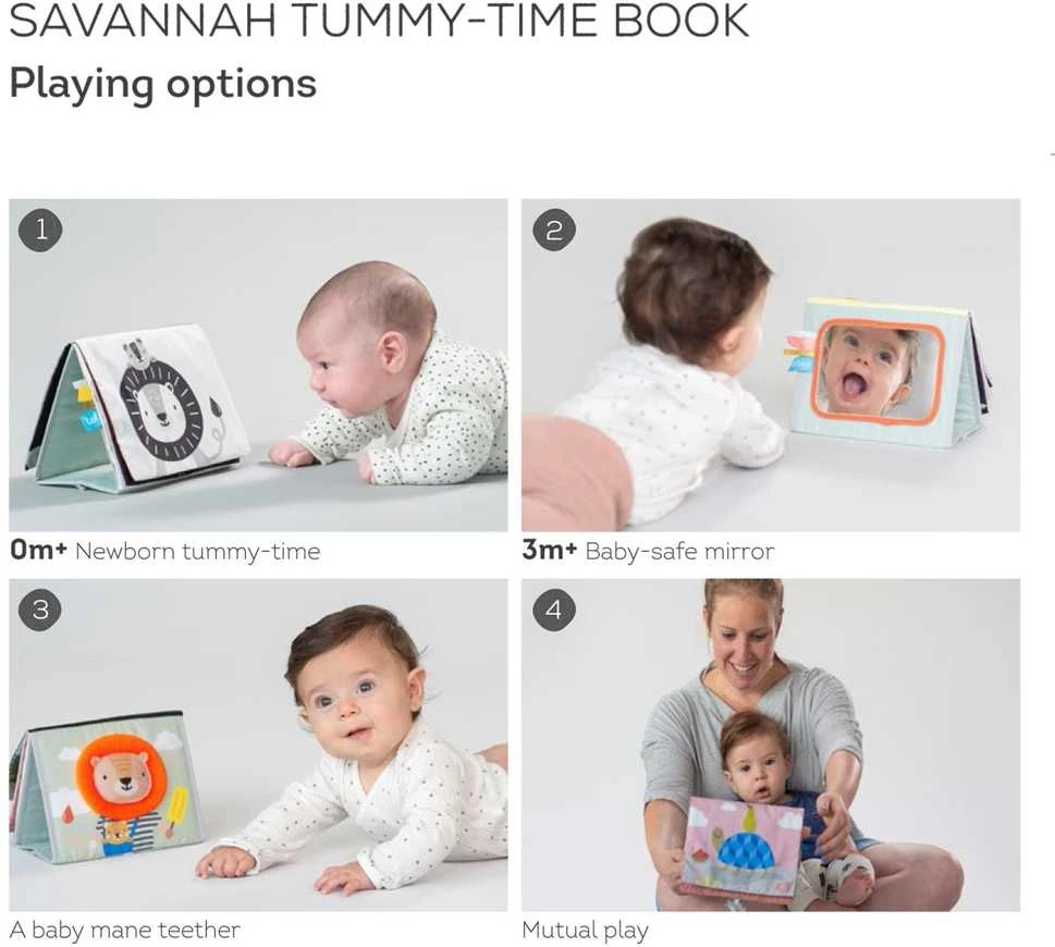 Taf toys lavinamoji knygelė Savannah